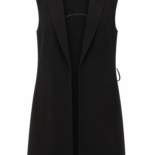 Jane Norman Black Waistcoat Women Size 8 New