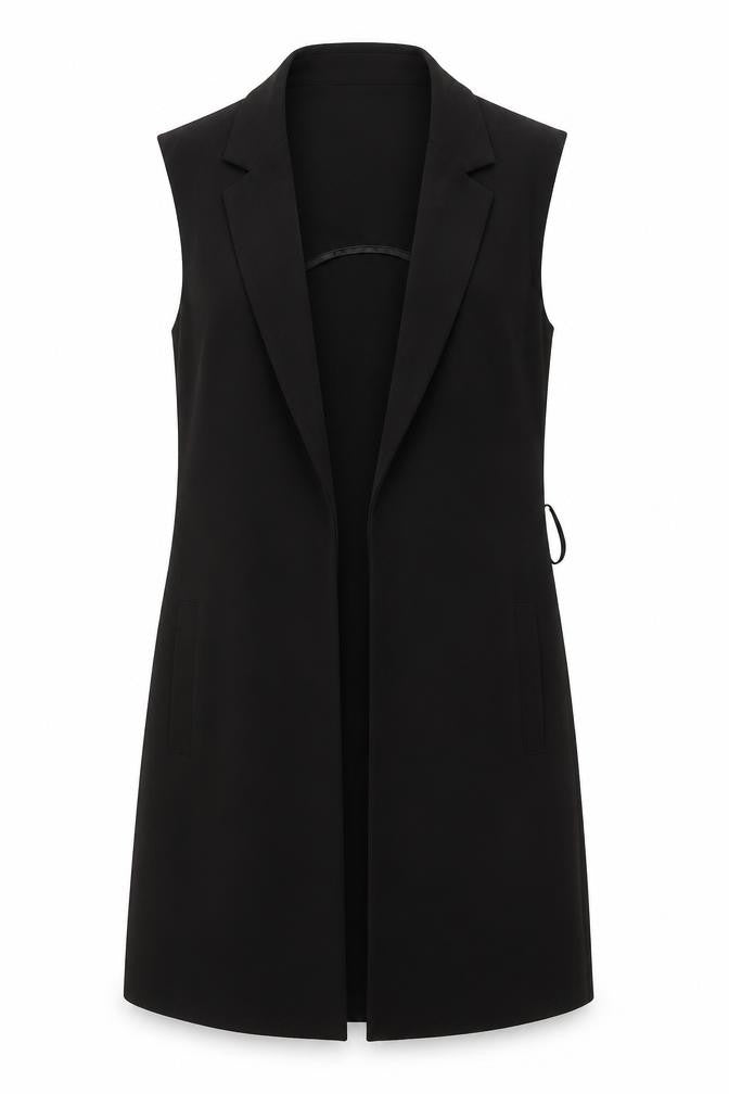 Jane Norman Black Waistcoat Women Size 8 New
