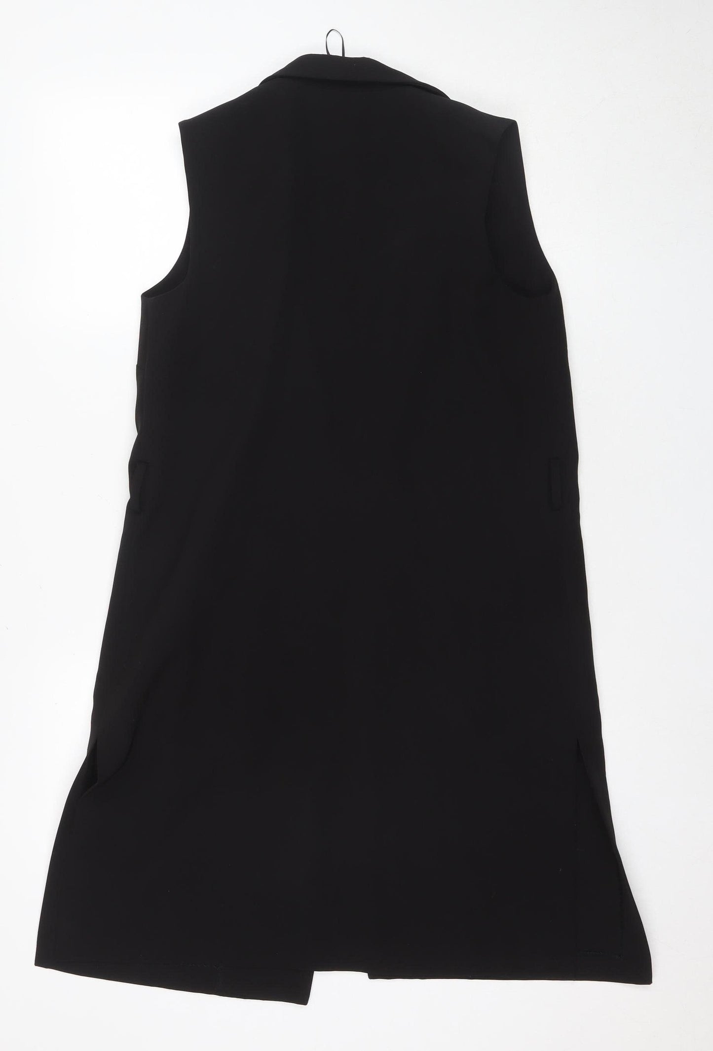 Jane Norman Black Waistcoat Women Size 8 New