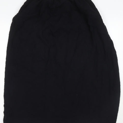 Beaumont Organic Women's Black Midi Cotton Skirt S