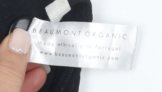 Beaumont Organic Women's Black Midi Cotton Skirt S