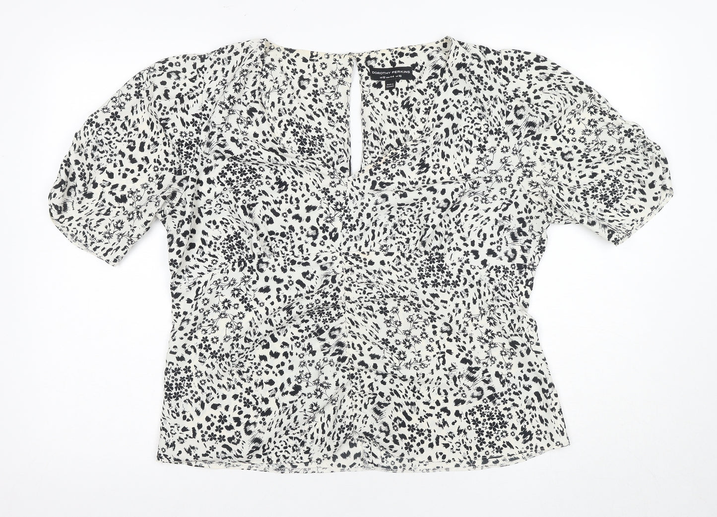 Dorothy Perkins Women's Multicoloured Blouse Size 16