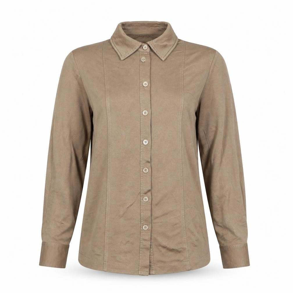Front view of Autograph Women's Brown Basic Jacket, size 10