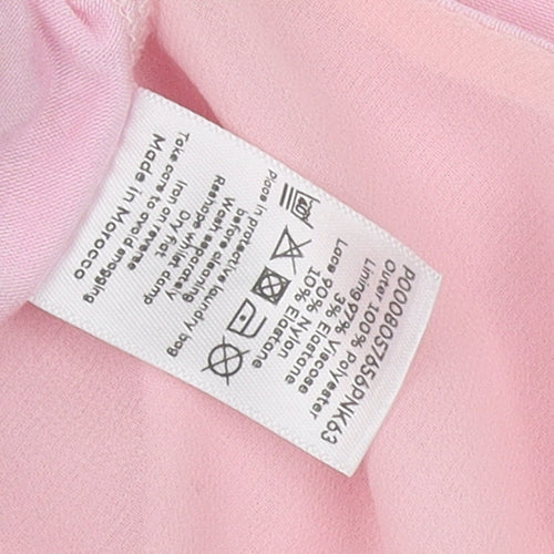 David Emanuel Women's Pink Kimono Blouse - Size 12