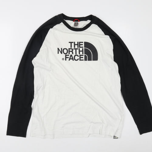 The North Face Men's M Black White Long Sleeve T-Shirt