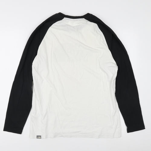 The North Face Men's M Black White Long Sleeve T-Shirt