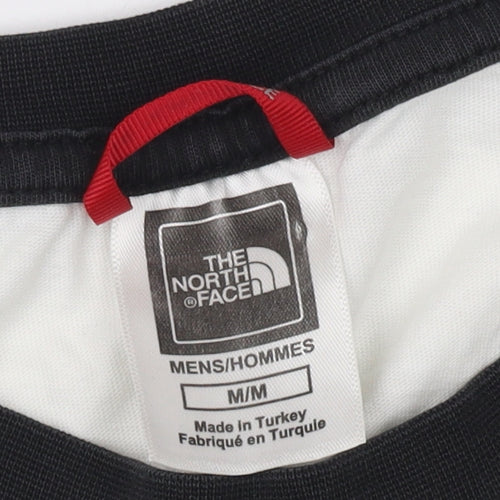 The North Face Men's M Black White Long Sleeve T-Shirt