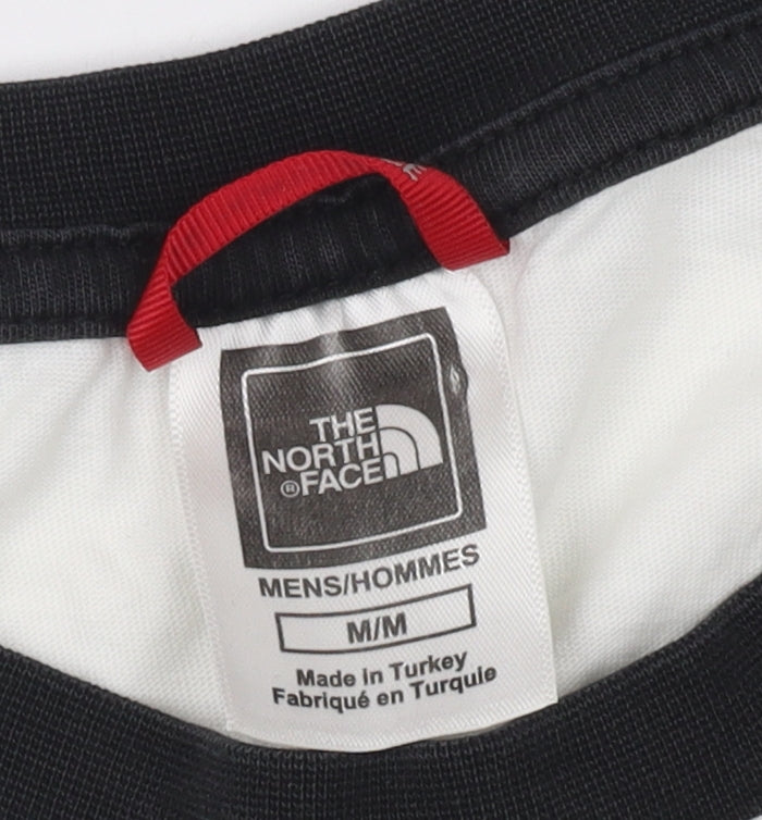 The North Face Men's M Black White Long Sleeve T-Shirt