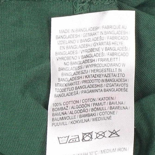 Lee Cooper Men's L Green Graphic Print T-Shirt