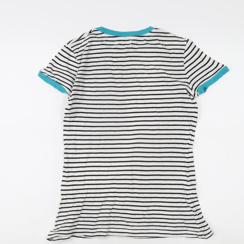 Brave Soul Women's XS Striped Ringer T-Shirt Multicoloured