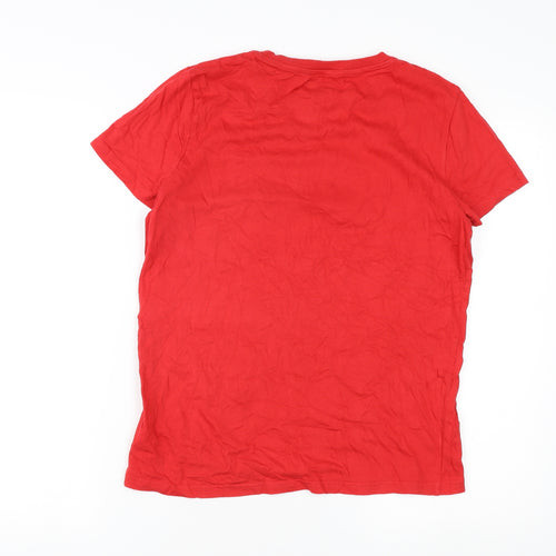 Disney Unisex Adults Red XS Graphic T-Shirt