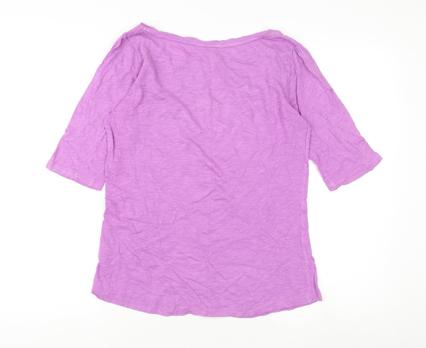 Boden Women's Purple Basic Boat Neck Top Size 12