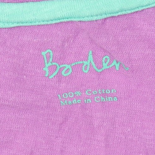 Boden Women's Purple Basic Boat Neck Top Size 12