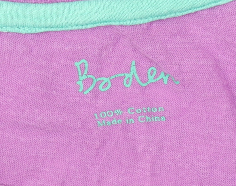 Boden Women's Purple Basic Boat Neck Top Size 12