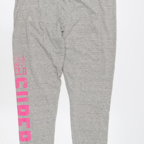 Superdry Women's Grey Track Pants L - Activewear