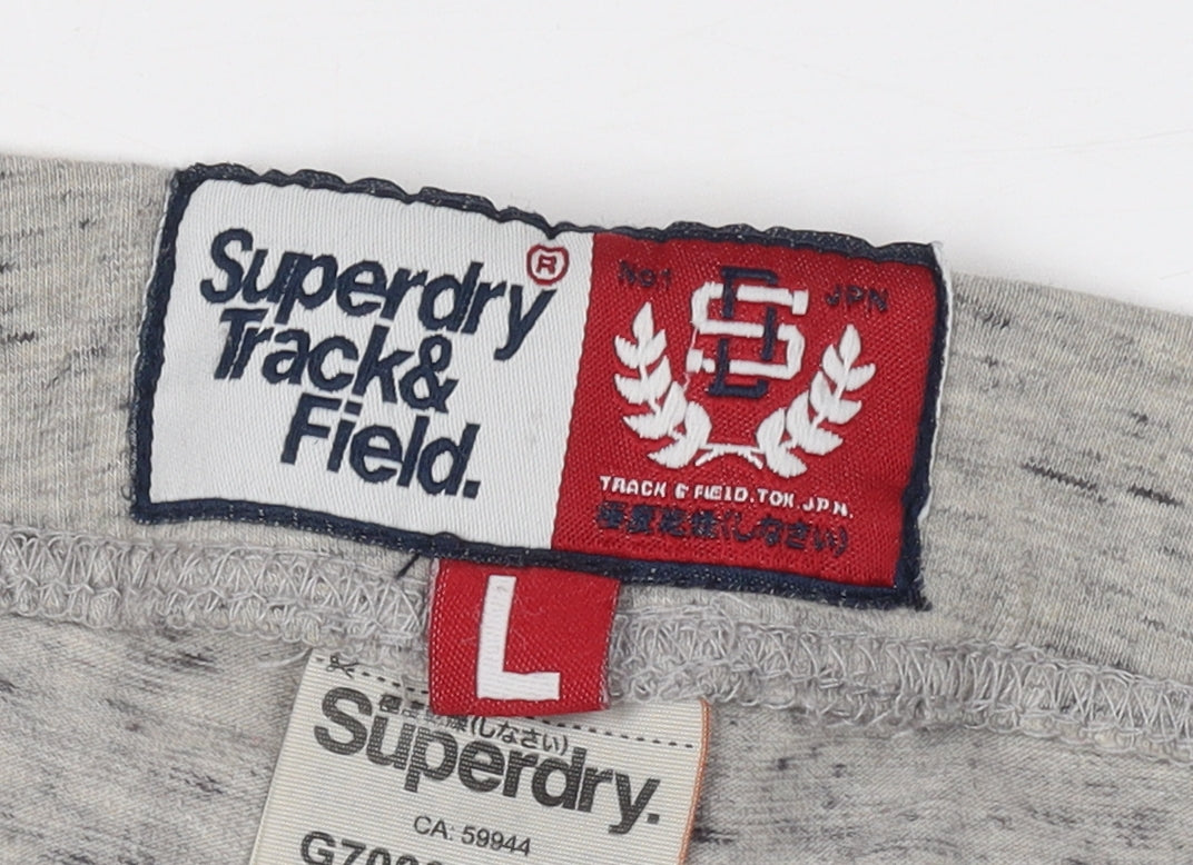Superdry Women's Grey Track Pants L - Activewear