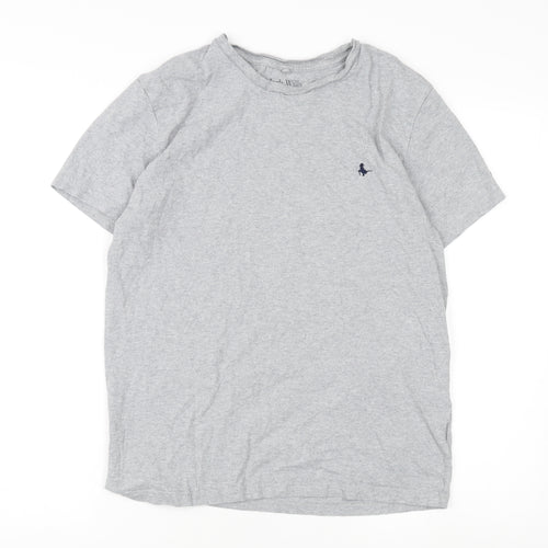 Jack Wills Men's Grey Medium Classic Cotton T-Shirt