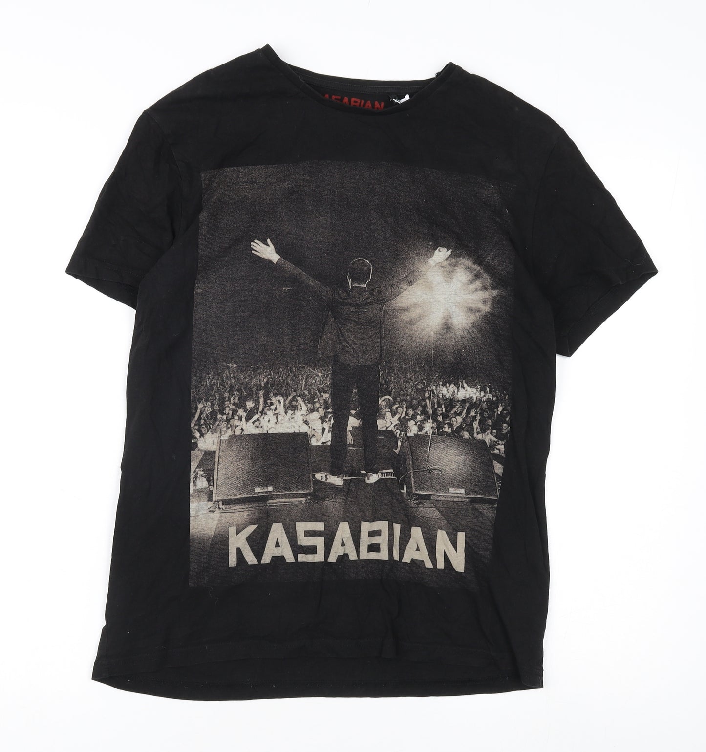Cedar Wood State Men's Black M Band Graphic T-Shirt