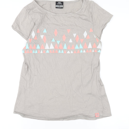 Trespass Women's Beige Geometric T-Shirt Size 12