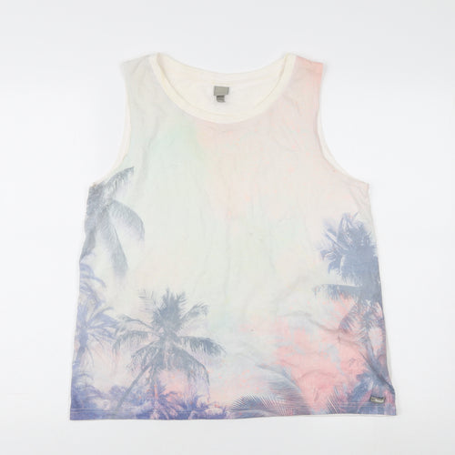 Bench Unisex Multicoloured Tank, Size 10, Floral Beach Pattern