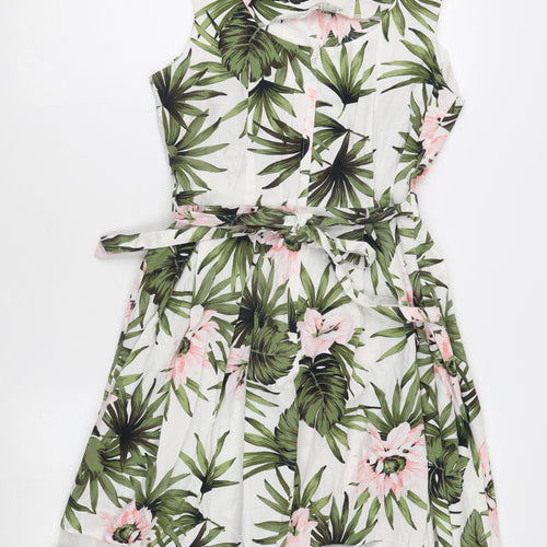 Dorothy Perkins Women's Floral A-Line Dress Size 10