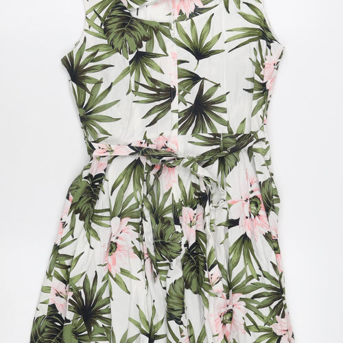 Dorothy Perkins Women's Floral A-Line Dress Size 10