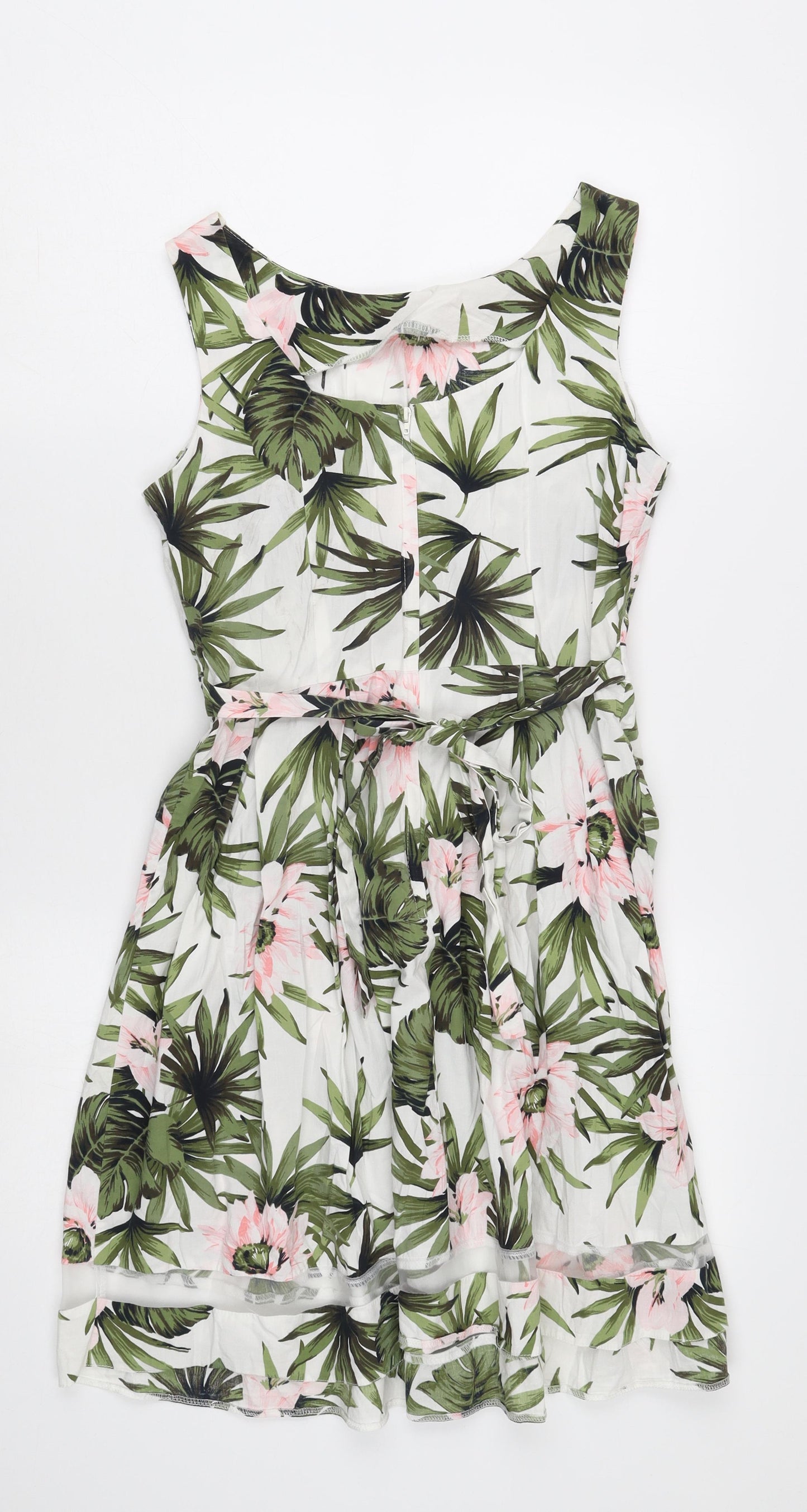 Dorothy Perkins Women's Floral A-Line Dress Size 10