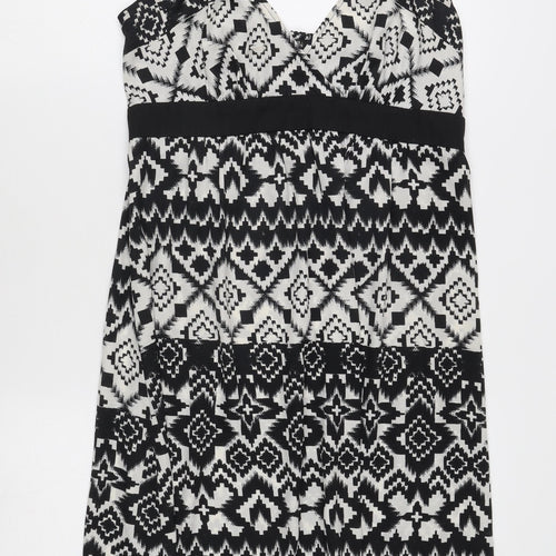 Marks and Spencer Women's Geometric Slip Dress Size 14