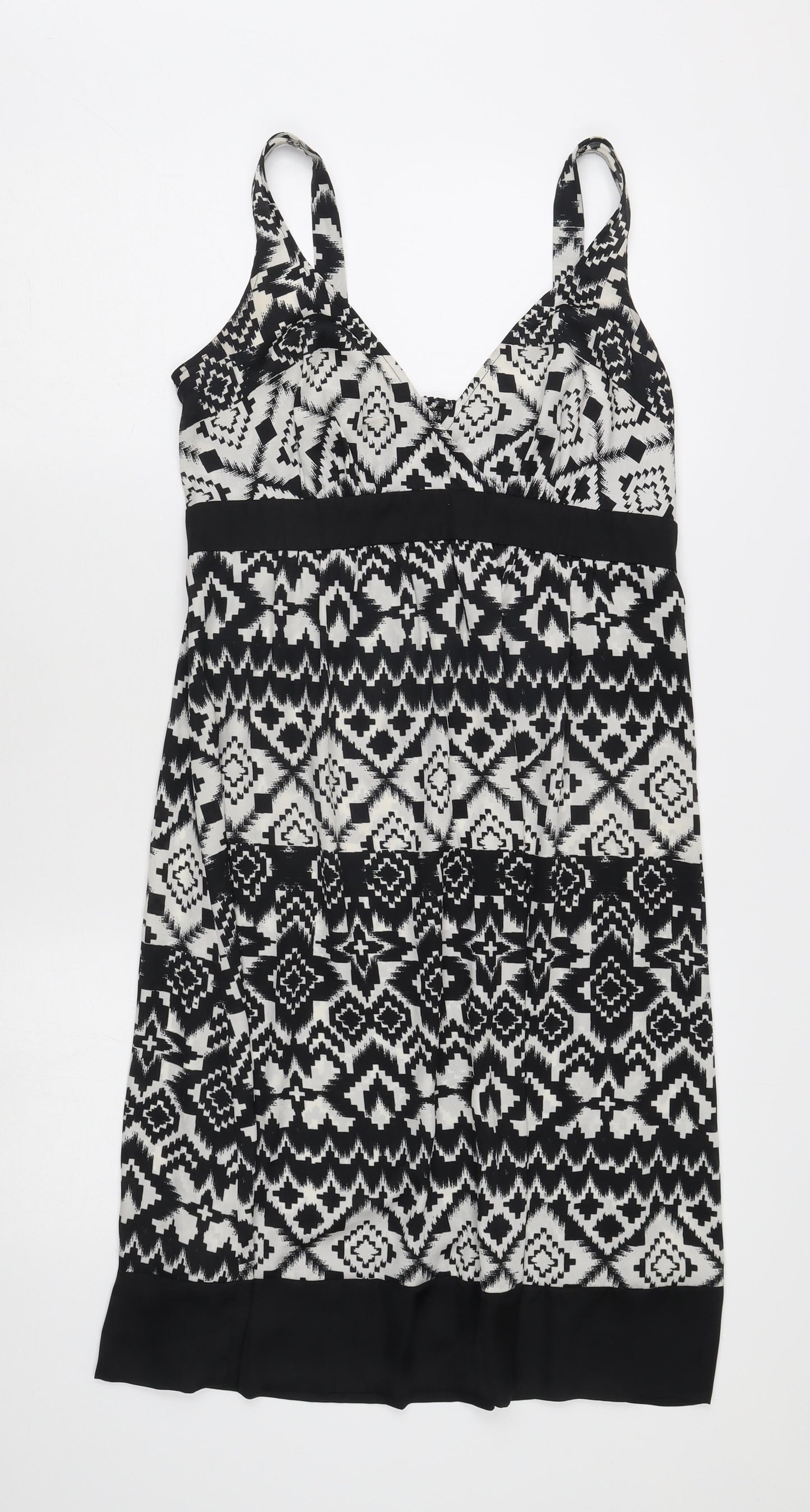 Marks and Spencer Women's Geometric Slip Dress Size 14
