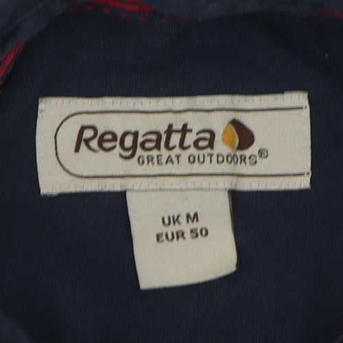 Regatta Men's Blue Striped Polo Shirt M