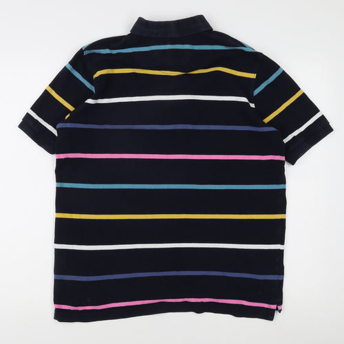 Brook Taverner Men's Multicoloured Striped M Polo Shirt