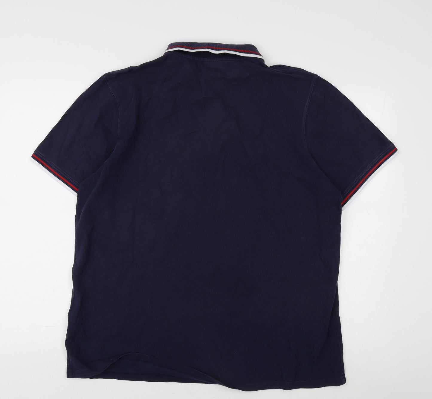England Rugby Men's Blue Polo Shirt XL