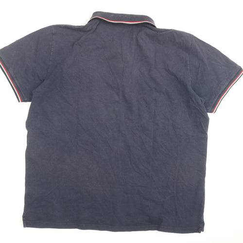 Gant Men's Blue Polo Shirt 2XL Short Sleeve Collared