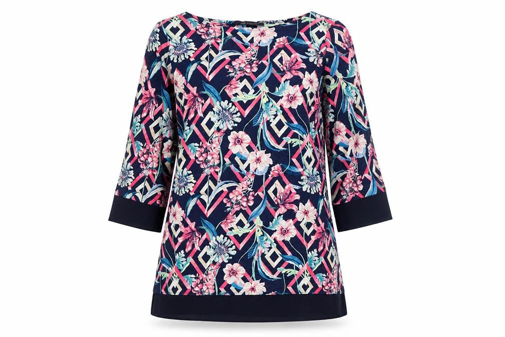 Front view of Marks & Spencer Women's Multicoloured Tunic, size 10
