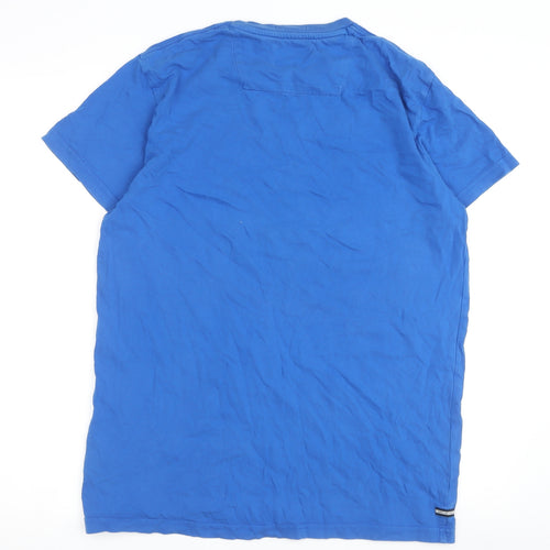 Weekend Offender Men's Blue Graphic T-Shirt Small