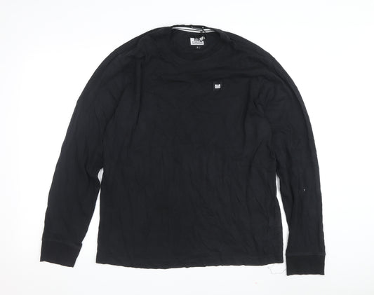 Weekend Offender Men's Black T-Shirt, Size L, Long Sleeve, Cotton