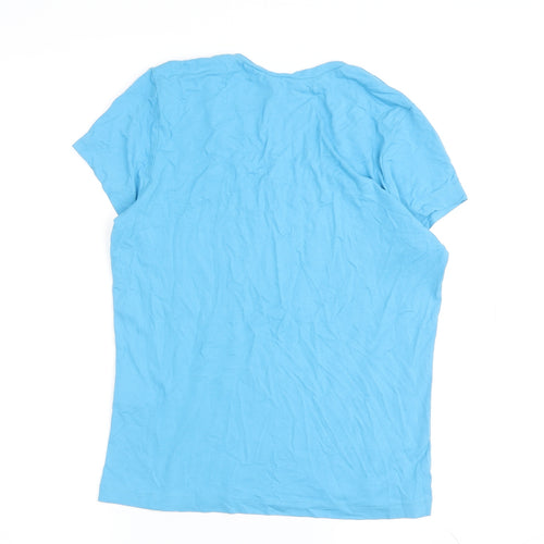 Planet Women's Blue Basic T-Shirt, Size 10