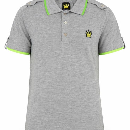 Beck & Hersey Men's Grey S T-Shirt, Logo, Cotton Blend