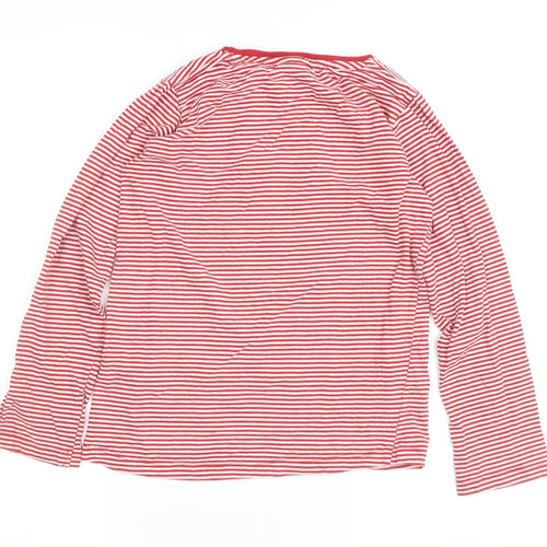 Disney Girls Red Minnie Mouse Striped Long Sleeve T-Shirt