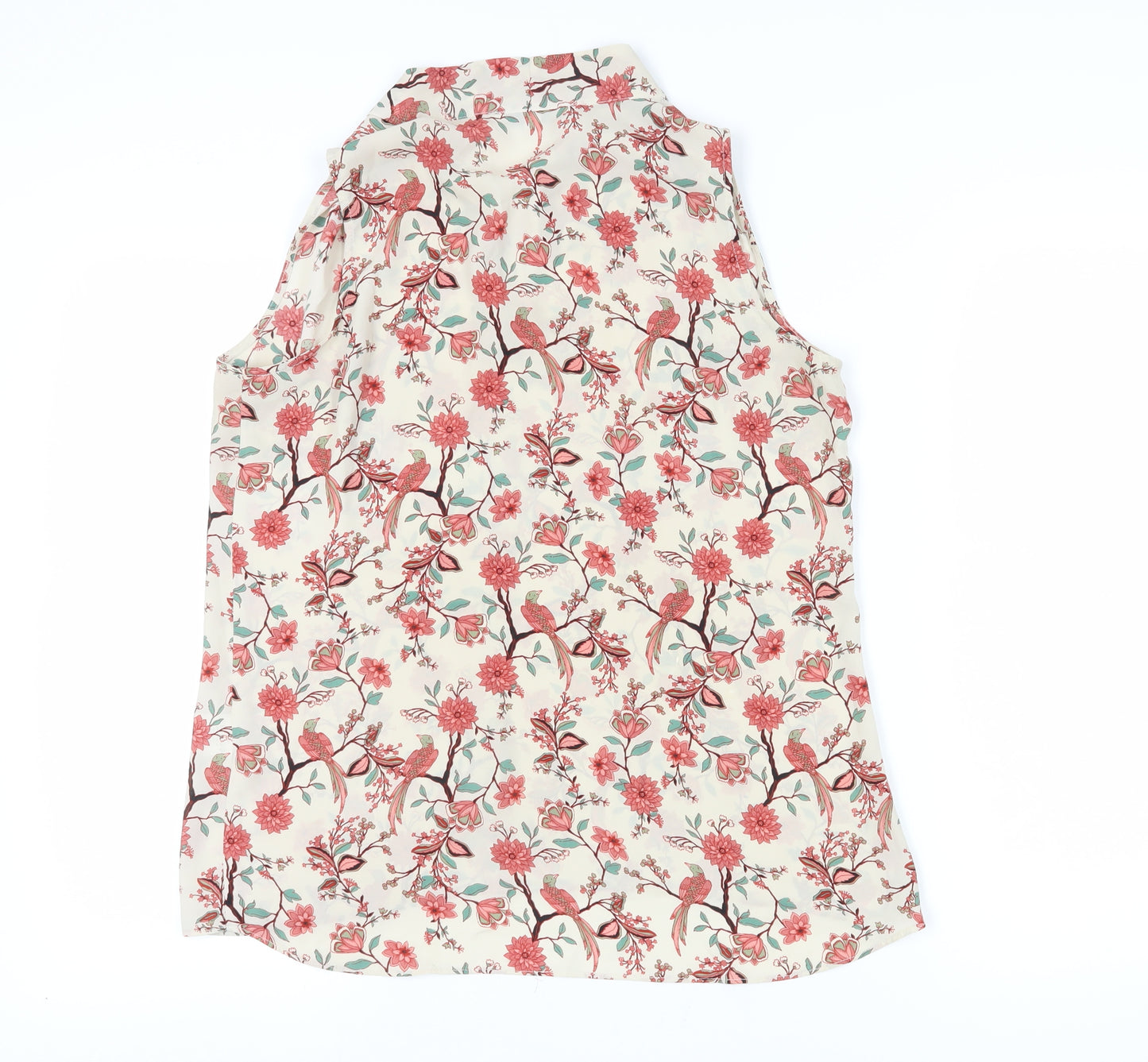 Rose + Olive Women's Multicoloured Floral Tunic Blouse M