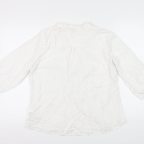 Marks and Spencer Women's White Blouse Size 16