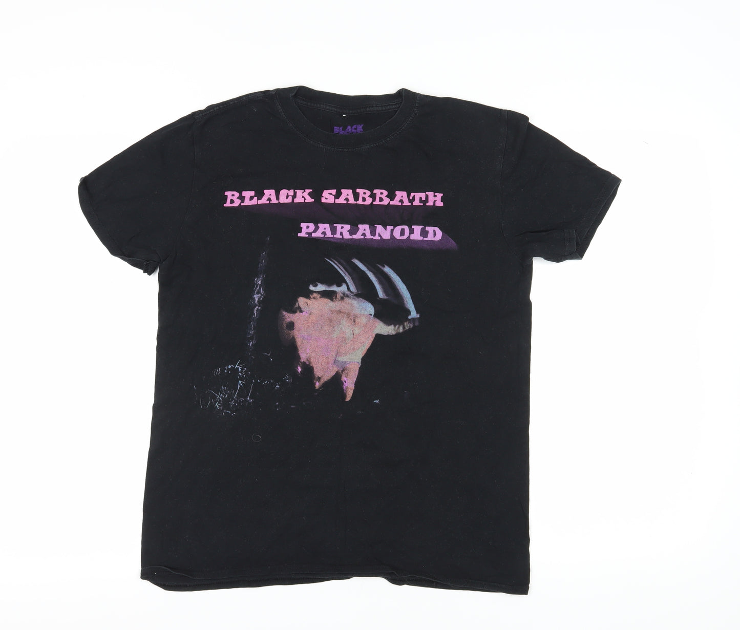 Black Sabbath Men's Medium Black Graphic Band T-Shirt