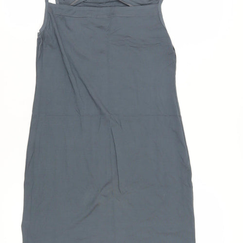 Diesel Womens Blue Slip Dress, Medium, Summer Casual Wear