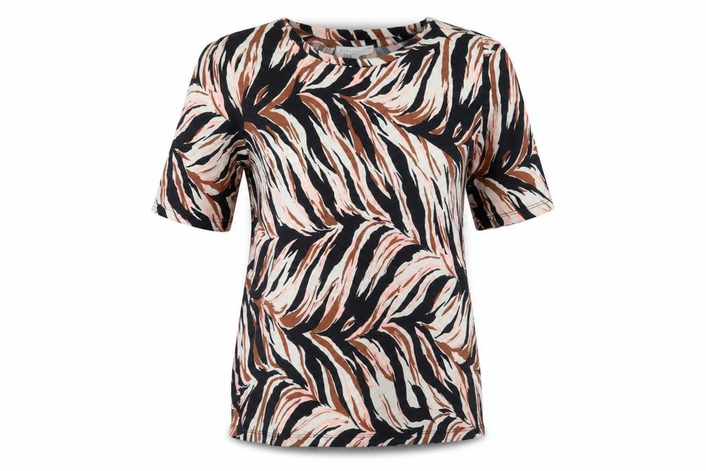 Front view of Warehouse Women's Multicoloured T-Shirt, size 12