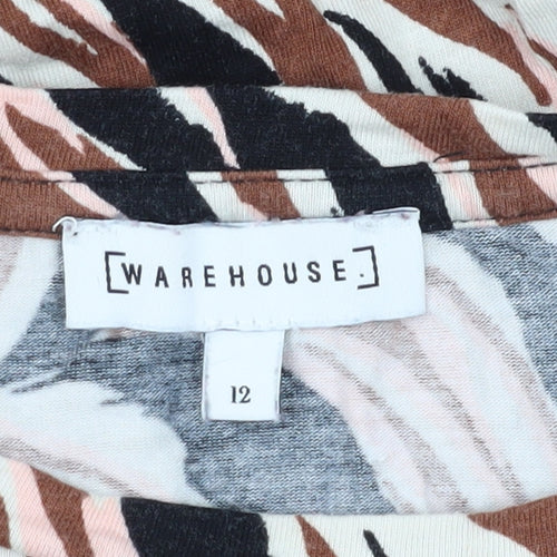 Warehouse Women's Multicoloured T-Shirt, Size 12
