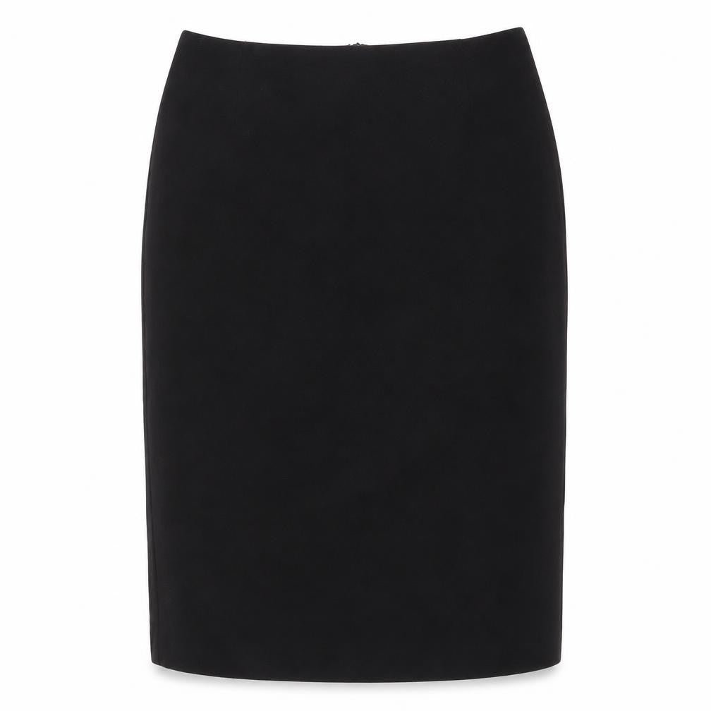 Front view of BHS Women's Black Pencil Skirt, size 10