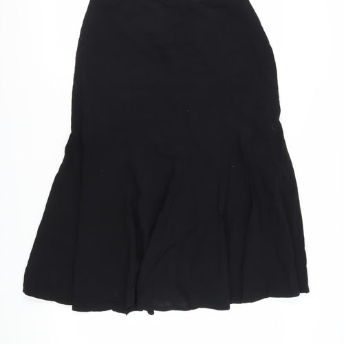 Marks and Spencer Women's Black Midi Skirt Size 12