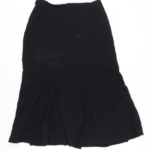 Marks and Spencer Women's Black Midi Skirt Size 12
