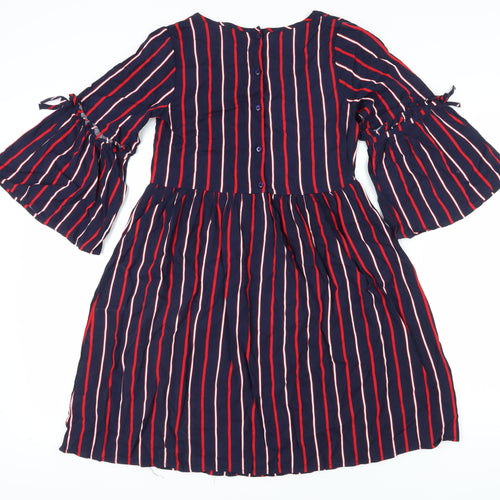 Next Girls Multicoloured Striped A-Line Dress 13 Years