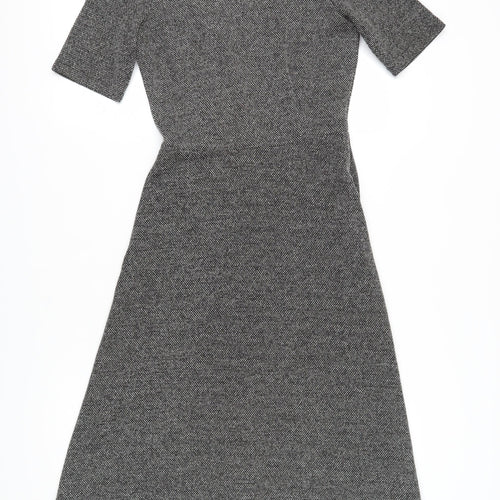 H&M Women's Black A-Line Dress Small